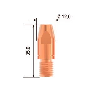 FUBAG Контактный наконечник M10х35 мм CuCrZr D=1.4 мм (25 шт.) в Воронеже фото