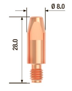 FUBAG Контактный наконечник M6 X 28мм ECU1.2мм/.045 дюйма (10 шт.) в Воронеже фото