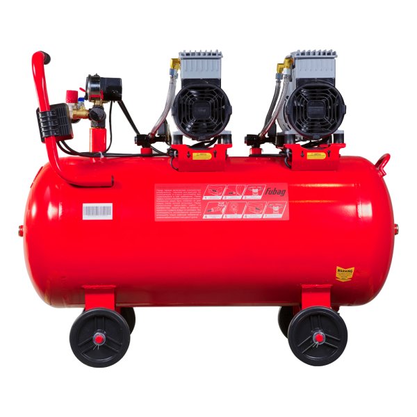 Компрессор воздушный безмасляный малошумный FUBAG OLS 500/100 CM2х2 + Набор пневмоинструмента (5 предметов) в ПОДАРОК в Воронеже фото