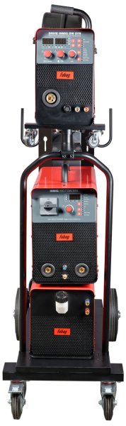 Сварочный полуавтомат INMIG 500T DW SYN + Подающий механизм DRIVE INMIG DW SYN + Шланг-пакет 5 м + Горелка FB 500 3 м + Блок жидкостного охлаждения + Тележка в Воронеже фото