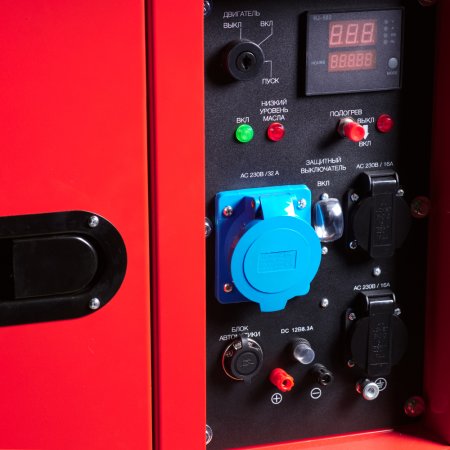 FUBAG Дизельный генератор с электростартером и коннектором автоматики DS 6500 AC ES (кожух) в Воронеже фото