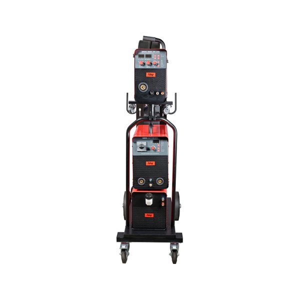 Полуавтомат сварочный FUBAG INMIG 500T DW SYN + подающий механизм DRIVE INMIG DW SYN + шланг-пакет 5 метров 70 мм2 14 pol с жидкостным охлаждением для INMIG 500T DW SYN + горелка FB 500 3m + блок жидкостного охлаждения Cool 70 + тележка для аппаратов в Воронеже фото