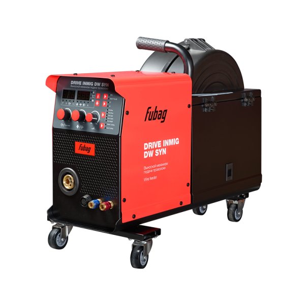 Полуавтомат сварочный FUBAG INMIG 500T DW SYN + подающий механизм DRIVE INMIG DW SYN + шланг-пакет 5 метров 70 мм2 14 pol с жидкостным охлаждением для INMIG 500T DW SYN + горелка FB 500 3m + блок жидкостного охлаждения Cool 70 + тележка для аппаратов в Воронеже фото