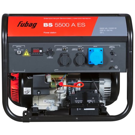 FUBAG Бензиновый генератор с электростартером и коннектором автоматики BS 5500 A ES в Воронеже фото