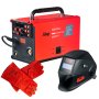 FUBAG Сварочный полуавтомат IRMIG 208 SYN PLUS (31447) + Маска сварщика Хамелеон IR 9-13N S (38072) + Сварочные краги на подкладке красные FWGN 10R (641180) в Воронеже фото