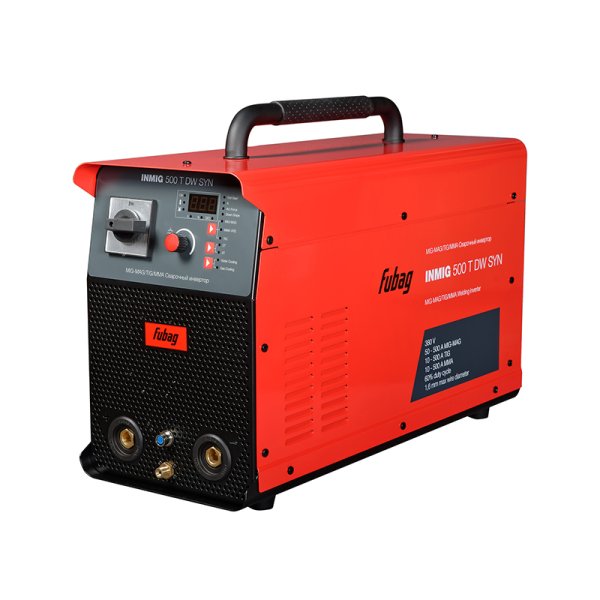 Полуавтомат сварочный FUBAG INMIG 500T DW SYN + подающий механизм DRIVE INMIG DW SYN + шланг-пакет 5 метров 70 мм2 14 pol с жидкостным охлаждением для INMIG 500T DW SYN + горелка FB 500 3m + блок жидкостного охлаждения Cool 70 + тележка для аппаратов в Воронеже фото