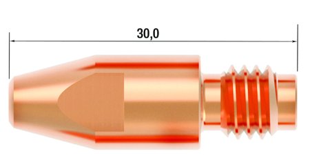 FUBAG Контактный наконечник M8 X 30мм CUCRZR 0.8мм /.030 дюйма в Воронеже фото