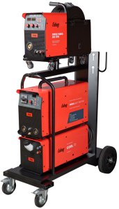 Сварочный полуавтомат INMIG 500T DW SYN + Подающий механизм DRIVE INMIG DW SYN + Шланг-пакет 5 м + Горелка FB 500 3 м + Блок жидкостного охлаждения + Тележка в Воронеже фото