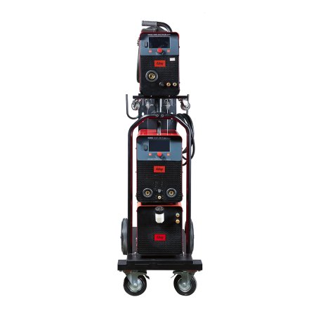 FUBAG Сварочный полуавтомат XMIG 500T DW PULSE + Подающий механизм DRIVE XMIG DW PULSE  + Горелка FB 550W 3m + Блок жидкостного охлаждения Cool XMIG + Шланг-пакет 5 метров 95мм2 14 pol с жидкостным охлаждением + Тележка  в Воронеже фото