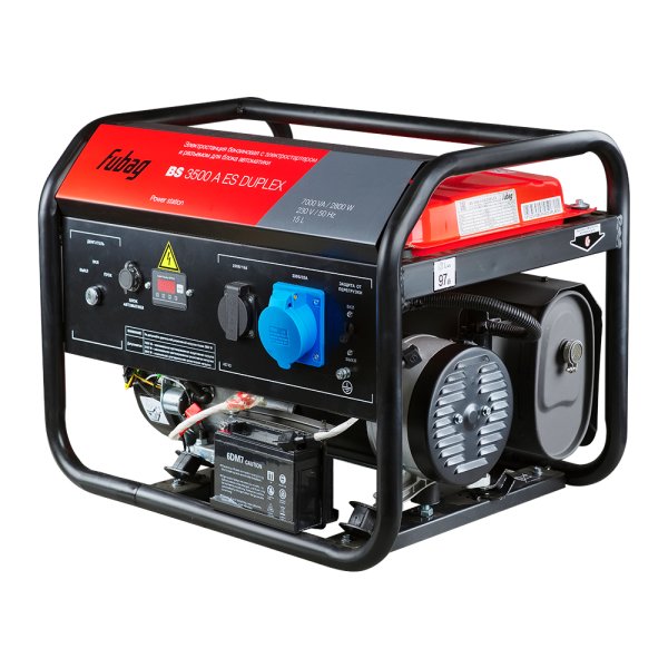 Бензиновый генератор FUBAG BS 3500 A ES DUPLEX в Воронеже фото